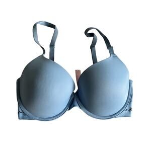 PINK Wear Everywhere T-Shirt Bra Women's Size 32DD Light Blue